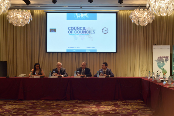 Jessica De Alba Ulloa, Mark Fitzpatrick, Gilead Sher, and Ross Harvey discuss combating transnational organized crime and corruption. The Council of Councils Tenth Regional Conference: Buenos Aires